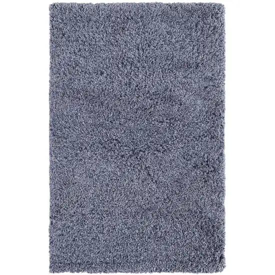 Blue Shag Hand Tufted Area Rug Photo 1