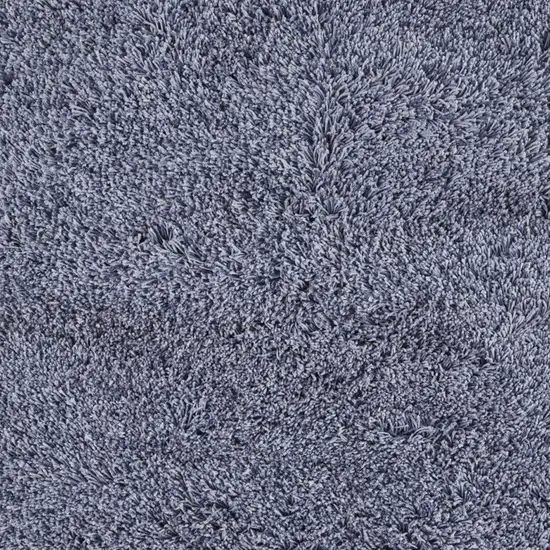 Blue Shag Hand Tufted Area Rug Photo 6