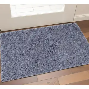 Photo of Blue Shag Hand Tufted Area Rug