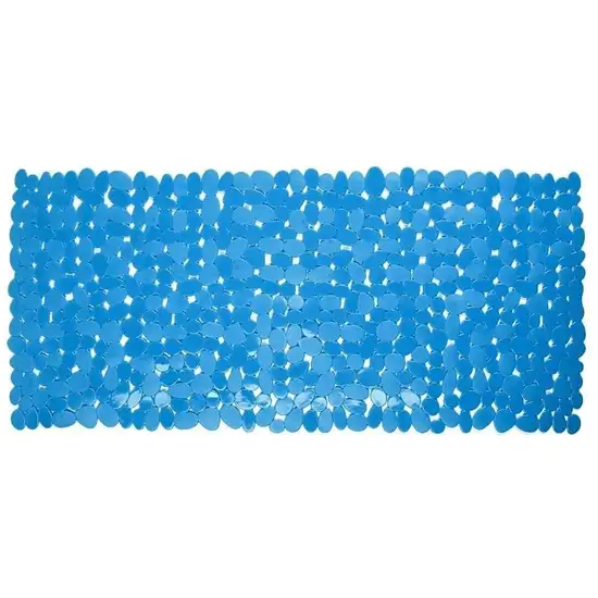 Blue Spa Pebbles Bathtub Mat Photo 5