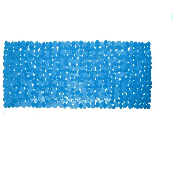 Blue Spa Pebbles Bathtub Mat Photo 3