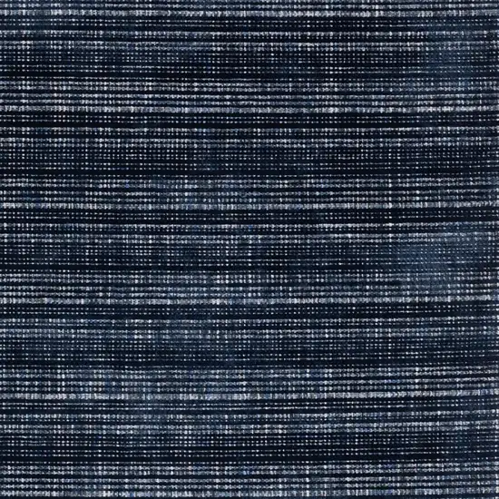 Blue Striped Hand Tufted Area Rug Photo 7