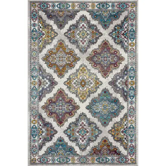 Blue Traditional Floral Motifs Area Rug Photo 1