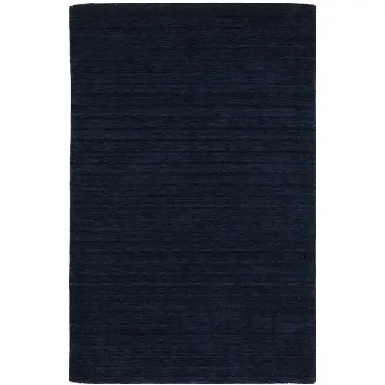 Blue Wool Hand Tufted Area Rug Photo 2