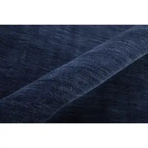 Photo of Blue Wool Hand Woven Stain Resistant Area Rug