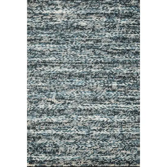 Blue Wool Rug Photo 1