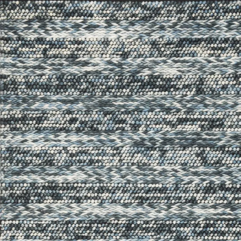 Blue Wool Rug Photo 1