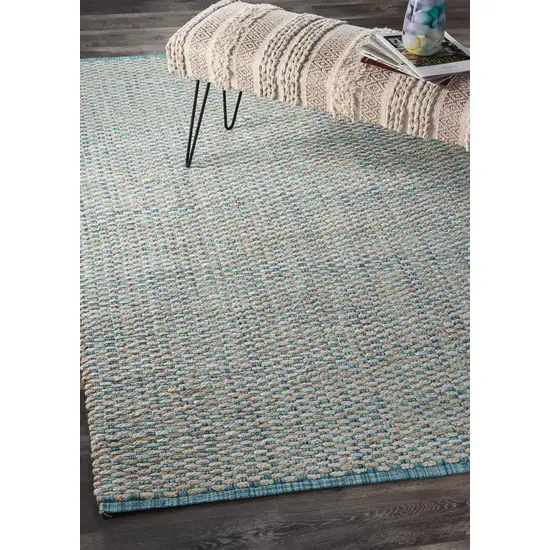 Blue and Beige Toned Area Rug Photo 7