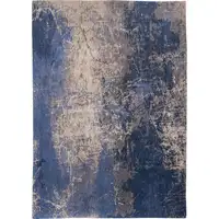 Photo of Blue and Gray Abstract Non Skid Area Rug