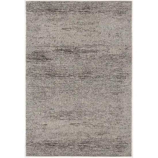 Blue and Gray Abstract Area Rug Photo 2