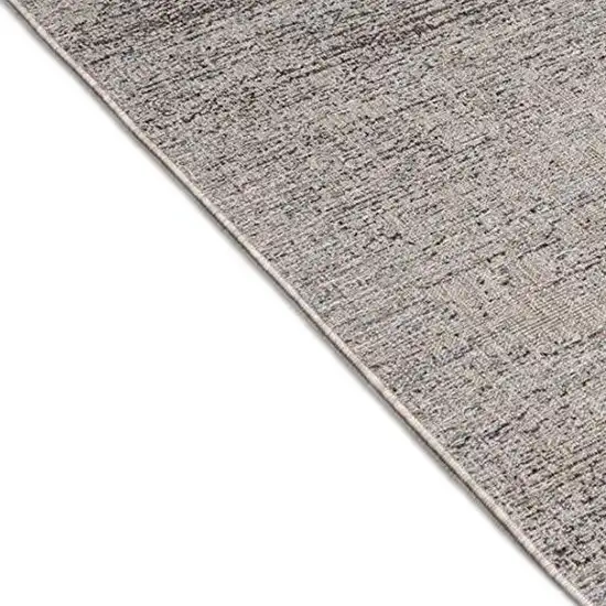 3' X 10' Blue And Gray Distressed Runner Rug Photo 2