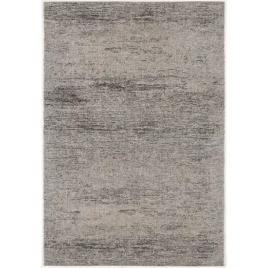 Blue and Gray Distressed Runner Rug Photo 1