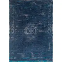 Photo of Blue and Gray Medallion Non Skid Area Rug