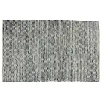 Photo of Blue and Gray Ogee Area Rug