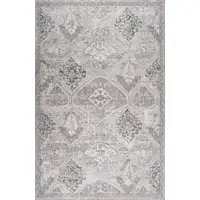 Photo of Blue and Gray Oriental Distressed Area Rug