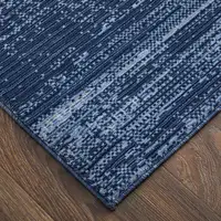 Photo of Blue and Gray Power Loom Area Rug