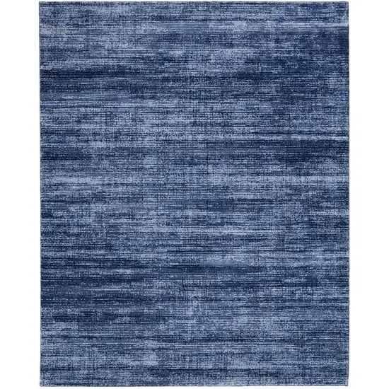 Blue and Gray Power Loom Area Rug Photo 5