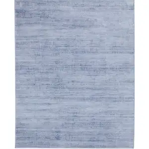 Photo of Blue and Ivory Power Loom Area Rug