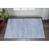 Photo of Blue and Ivory Power Loom Area Rug