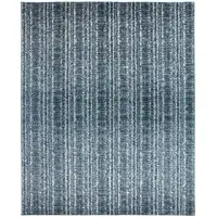 Photo of Blue and Ivory Power Loom Area Rug