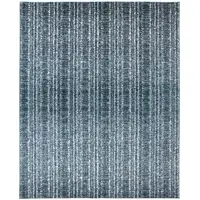 Photo of Blue and Ivory Power Loom Area Rug