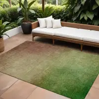 Photo of Blush Ombre Washable Non Skid Indoor Outdoor Area Rug