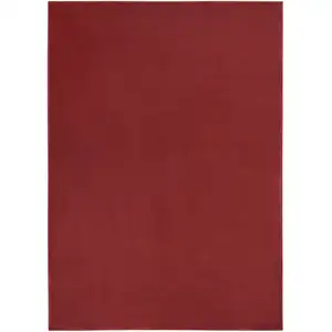 Photo of Brick Red Non Skid Indoor Outdoor Area Rug