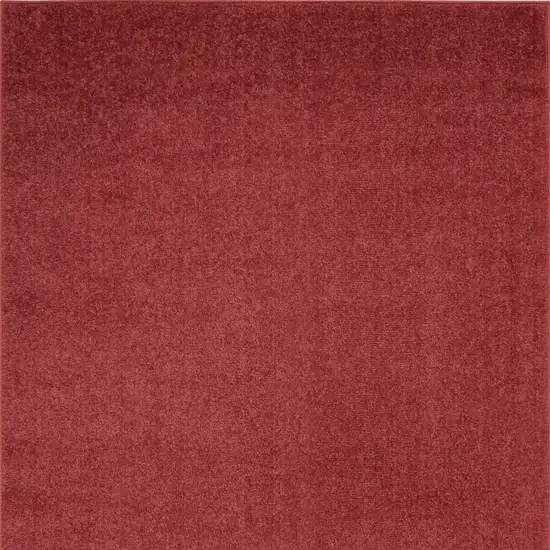 Brick Red Non Skid Indoor Outdoor Area Rug Photo 4