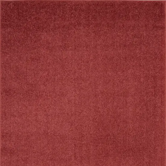 Brick Red Non Skid Indoor Outdoor Area Rug Photo 4