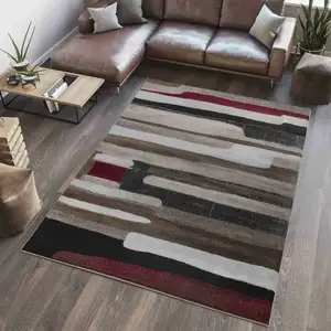 Photo of Brown Abstract Area Rug