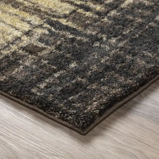 Brown Abstract Ombre Area Rug Photo 3