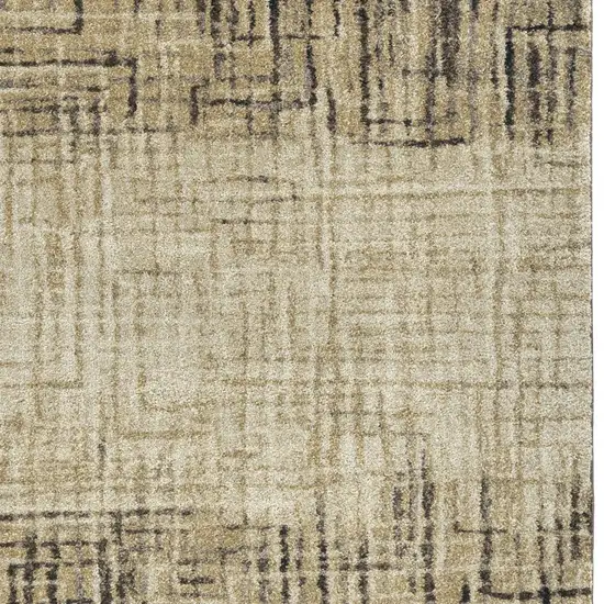 Brown Abstract Ombre Area Rug Photo 3