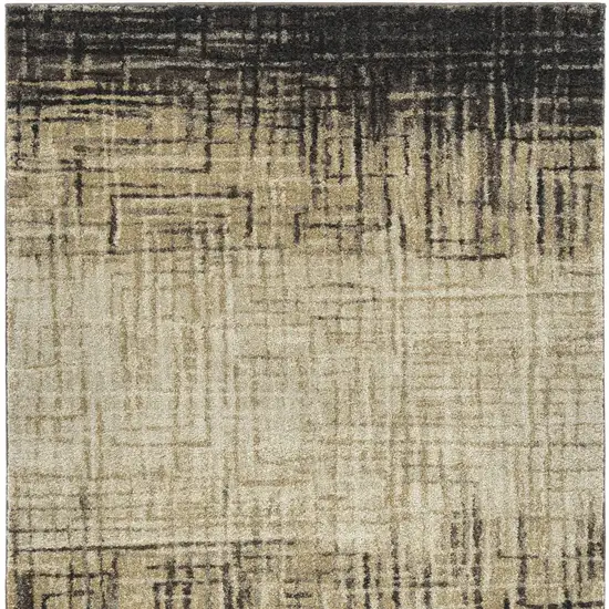 Brown Abstract Ombre Area Rug Photo 4