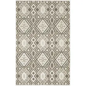 Photo of Brown And Beige Tribal Area Rug