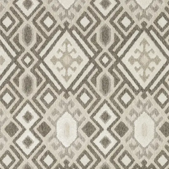 Brown And Beige Tribal Area Rug Photo 5