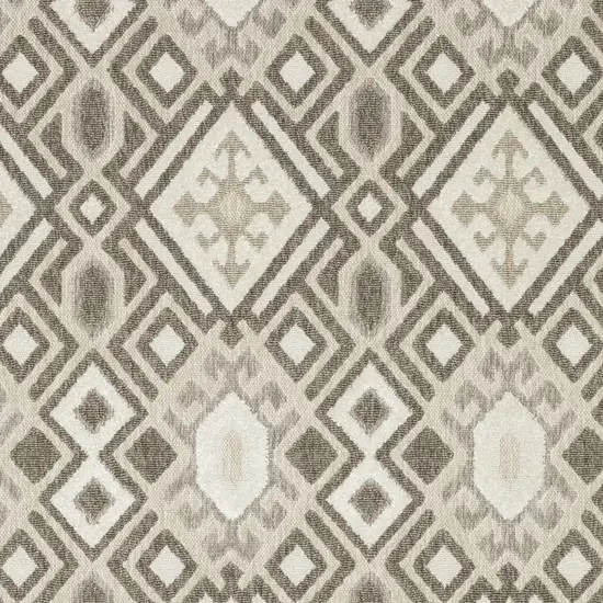 Brown And Beige Tribal Area Rug Photo 5