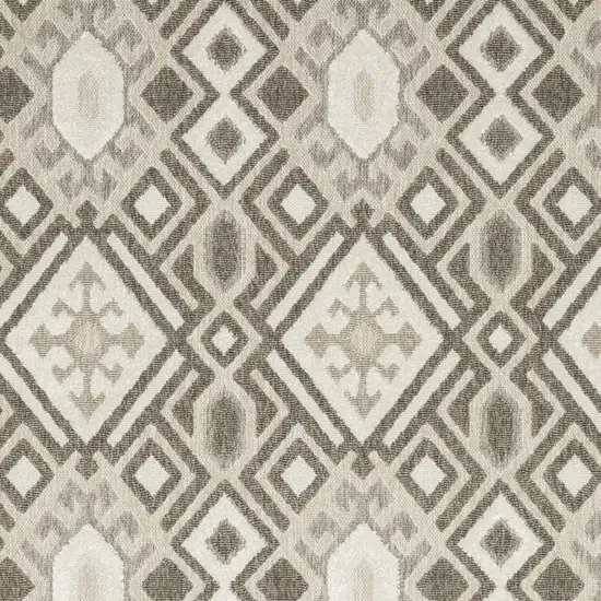 Brown And Beige Tribal Area Rug Photo 6