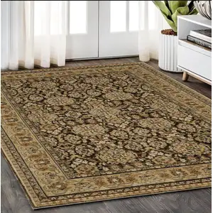 Photo of Brown And Gold Oriental Area Rug