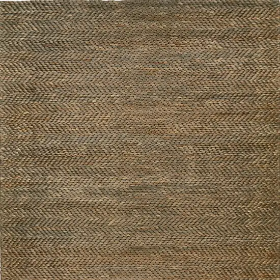 Brown And Gray Hand Woven Area Rug Photo 4