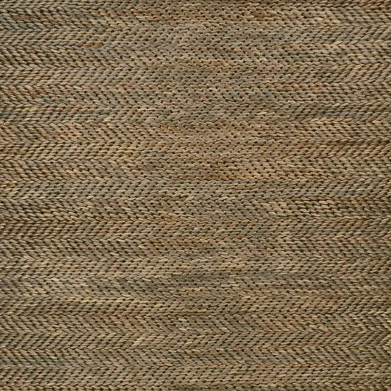 Brown And Gray Hand Woven Area Rug Photo 3