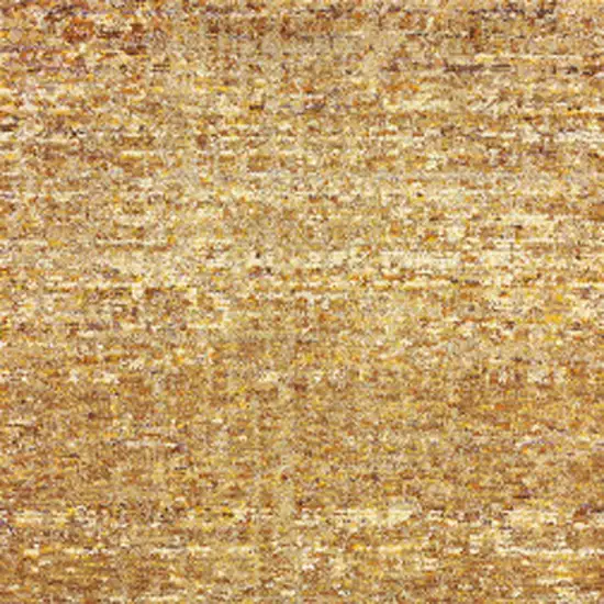 Brown And Ivory Power Loom Runner Rug Photo 3