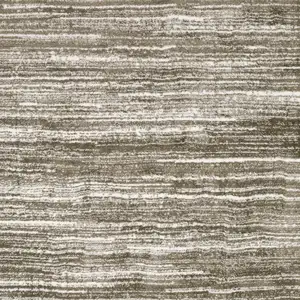 Photo of Brown And Ivory Striped Distressed Area Rug