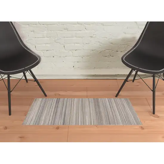 Brown And Taupe Wool Hand Woven Stain Resistant Area Rug Photo 2