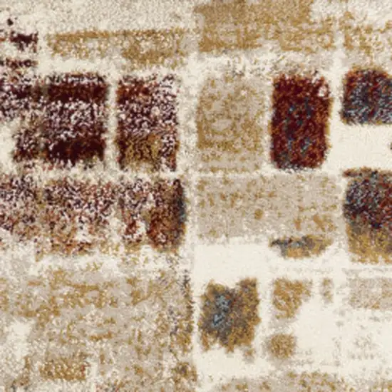 Natural Abstract Area Rug Photo 4