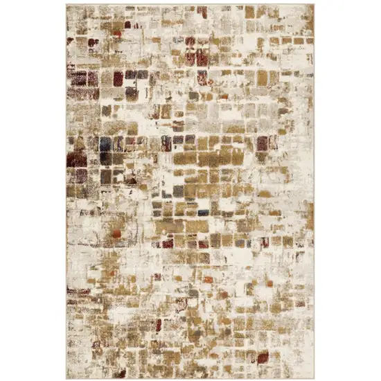 Natural Abstract Area Rug Photo 1