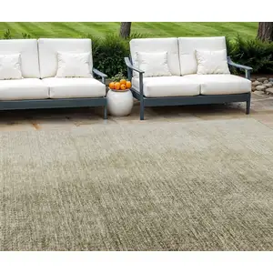 Photo of Brown Beige And Taupe Abstract Washable Indoor Outdoor Area Rug