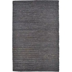 Photo of Brown Blue And Taupe Hand Woven Area Rug