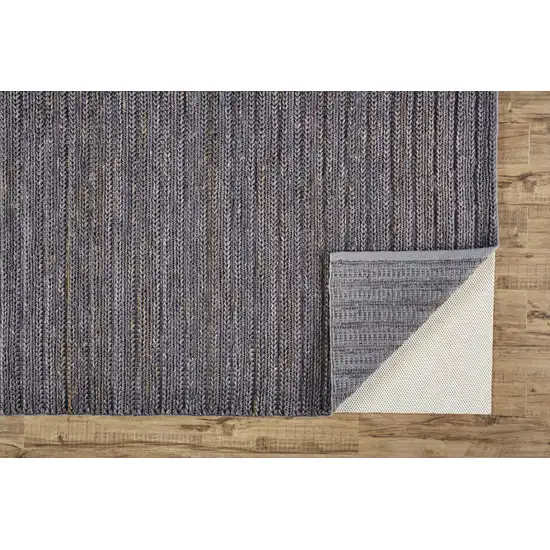 Brown Blue And Taupe Hand Woven Area Rug Photo 3