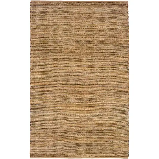 Brown Braided Jute Area Rug Photo 1