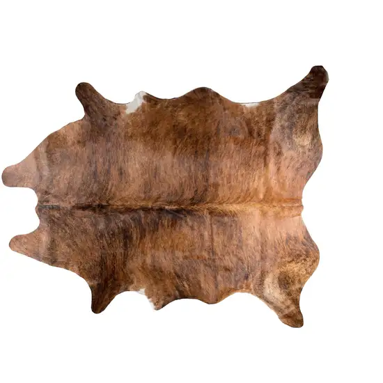 Brown Cowhide Hand Knotted Area Rug Photo 3